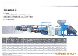 温州市华东机械厂 塑料拉丝机产品列表